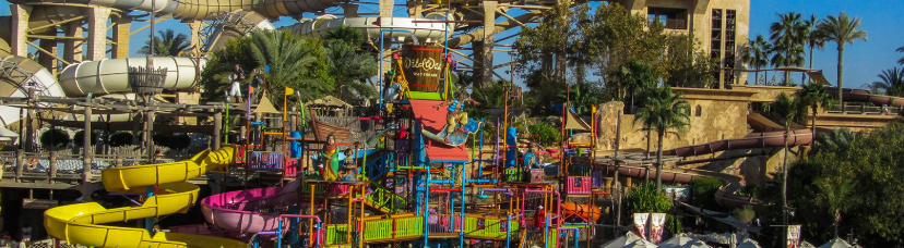 وايلد وادي دبي 🏖️ — الحديقة المائية بجوار برج العرب