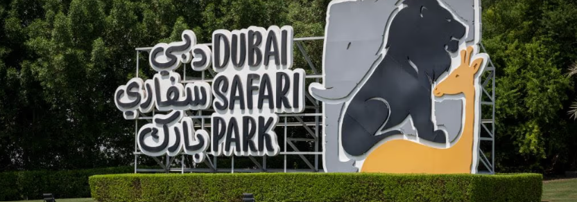 مدخل حديقة سفاري دبي الرئيسي