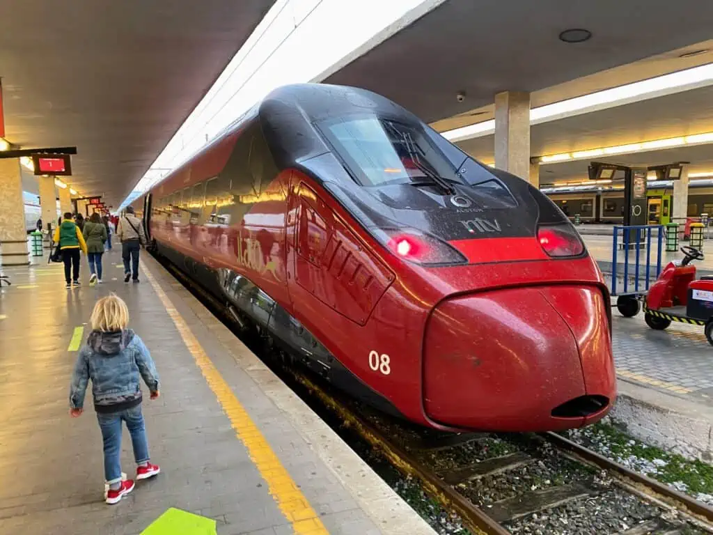 Florence to Venice train