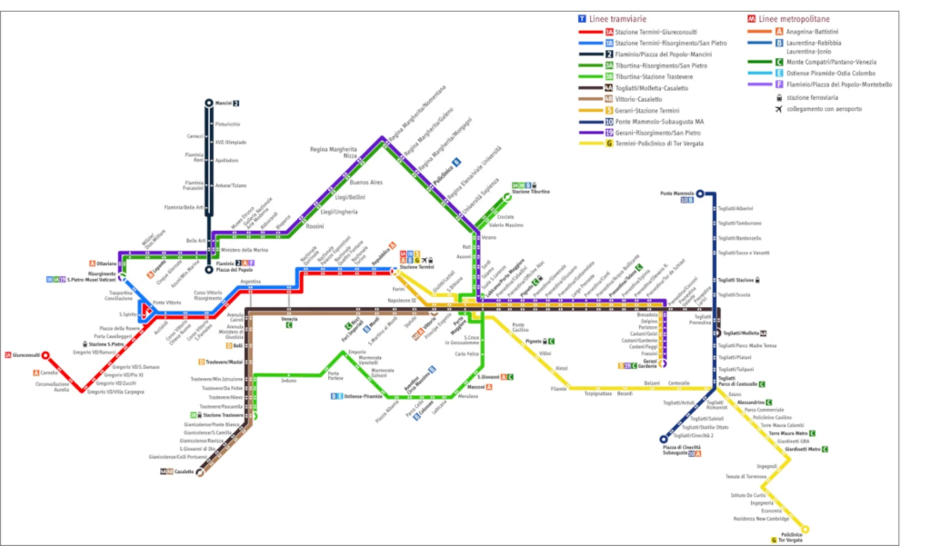 MAP OF METRO 